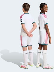 adidas White Kids Real Madrid 26/27 Home Shorts - Image 6 of 7