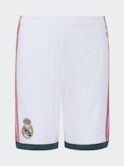 adidas White Kids Real Madrid 26/27 Home Shorts - Image 7 of 7