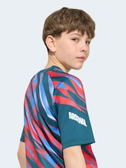 adidas Green Kids Arsenal Fc 26/27 Pre-match Shirt - Image 4 of 9