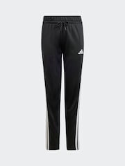 adidas Black/Red Kids Seasonal Essentials Tiberio 3-Stripes Tricot Tracksuit - Image 8 of 8