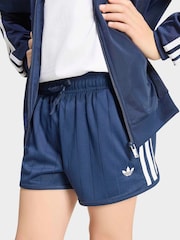 adidas Originals Blue Pinstripe Sprinter Shorts - Image 4 of 7