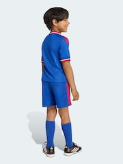 adidas originals Blue Kids Manchester United 26/27 Away T-Shirt Set - Image 2 of 6