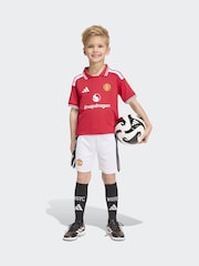 adidas Red Manchester United 26/27 Home Kids T-Shirts Set - Image 1 of 9