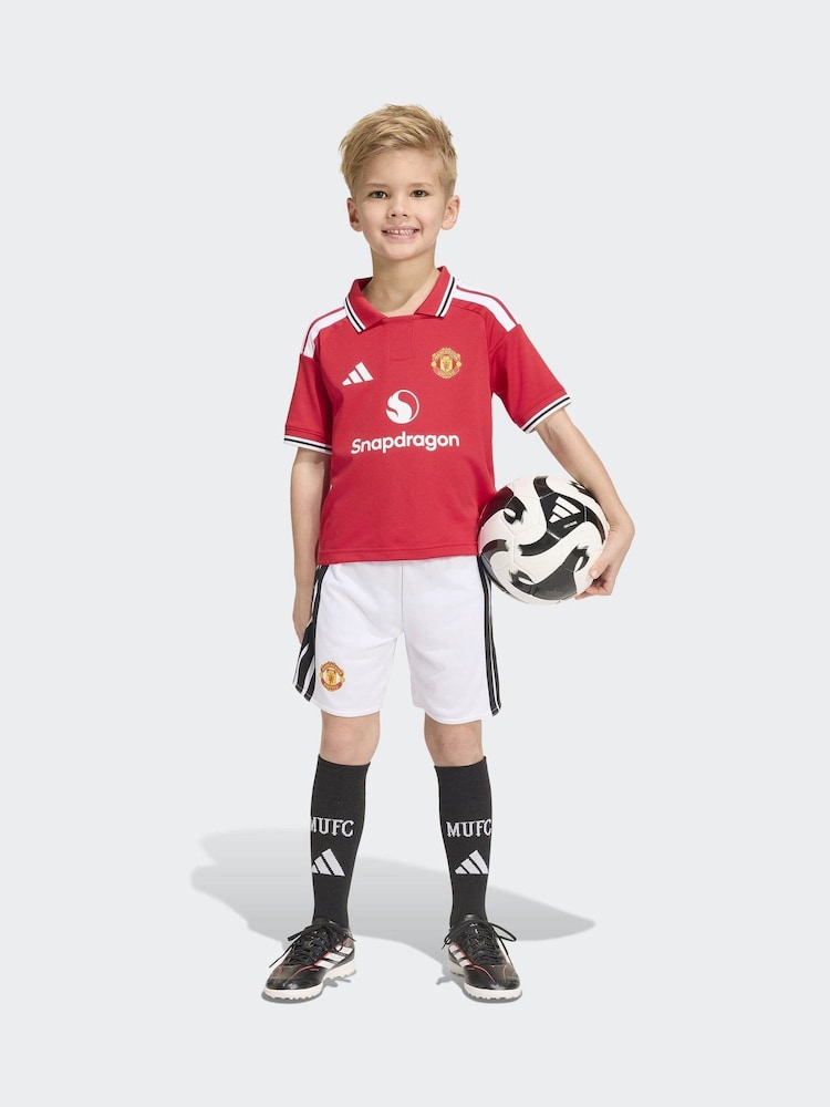 adidas Red Manchester United 26/27 Home Kids T-Shirts Set - Image 1 of 9