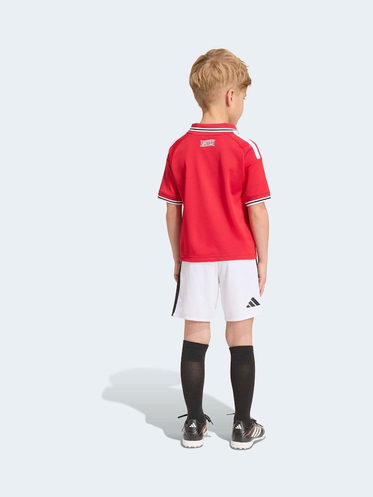 adidas Red Manchester United 26/27 Home Kids T-Shirts Set - Image 2 of 9