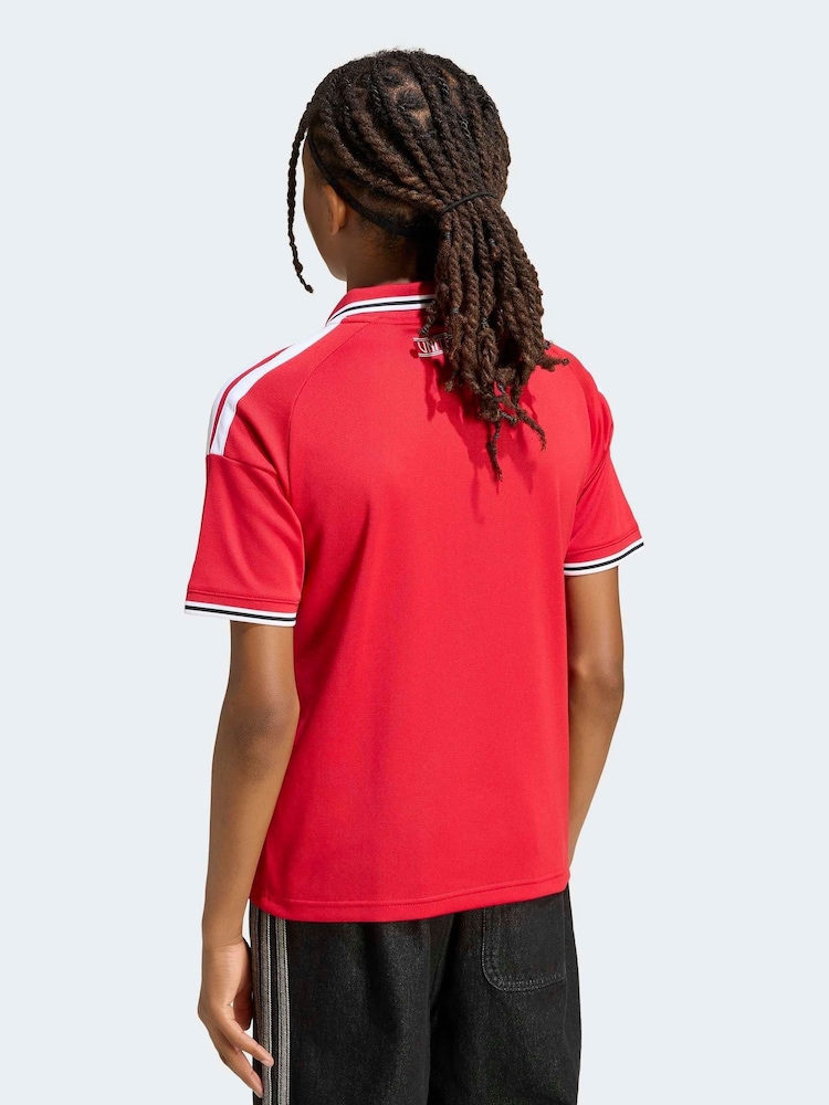 adidas Red Kids Manchester United 26/27 Home Shirt - Image 2 of 7 adidas Red Kids Manchester United 26/27 Home Shirt - Image 2 of 7