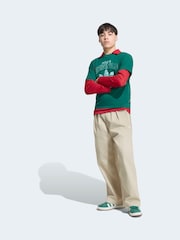 adidas Originals Green Loose T-Shirt - Image 3 of 7