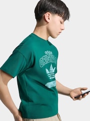 adidas Originals Green Loose T-Shirt - Image 5 of 7