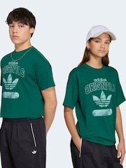 adidas Originals Green Loose T-Shirt - Image 6 of 7