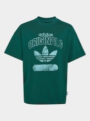 adidas Originals Green Loose T-Shirt - Image 7 of 7