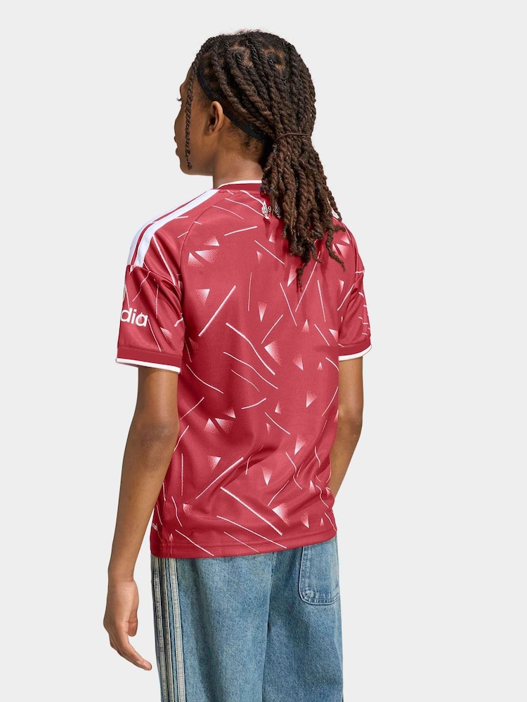adidas Red Liverpool Football Club Home Football Shirt - Image 2 of 9 adidas Red Liverpool Football Club Home Football Shirt - Image 2 of 9