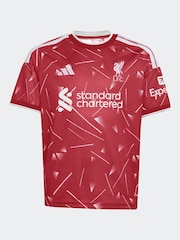 adidas Red Liverpool Football Club Home Football Shirt - Image 8 of 9