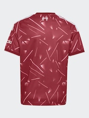 adidas Red Liverpool Football Club Home Football Shirt - Image 9 of 9