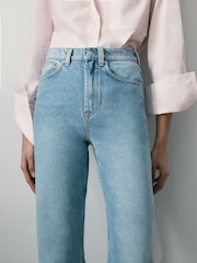 BHOEM Denim Lightwash High Rise Wide Leg Soft Jeans - Image 2 of 6