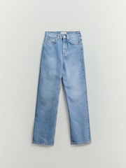 BHOEM Denim Lightwash High Rise Wide Leg Soft Jeans - Image 6 of 6