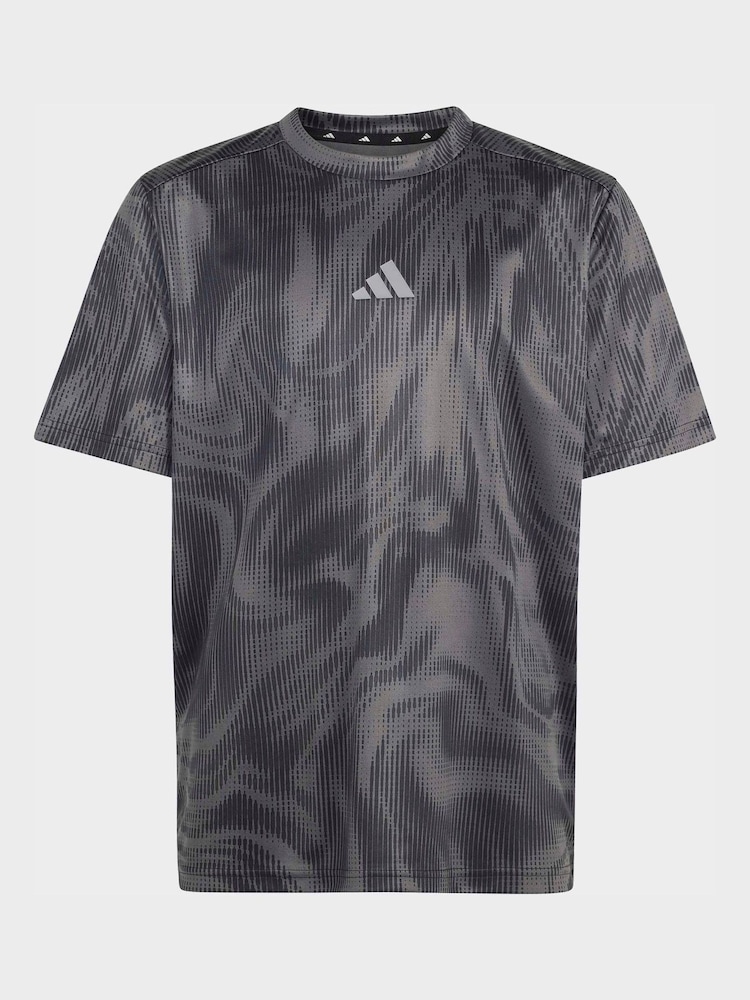 Черный с рисунком - Футболка с принтом adidas Sport Icons - Изображение 1 5