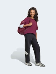 adidas Red Future Icons 2-In-1 Long Sleeve T-Shirt - Image 4 of 8