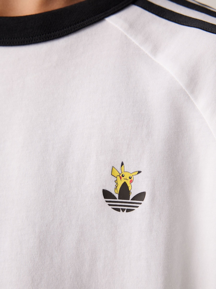 adidas Originals Pokemon 3 Stripes T-Shirt - 5суретінің 2 суреті