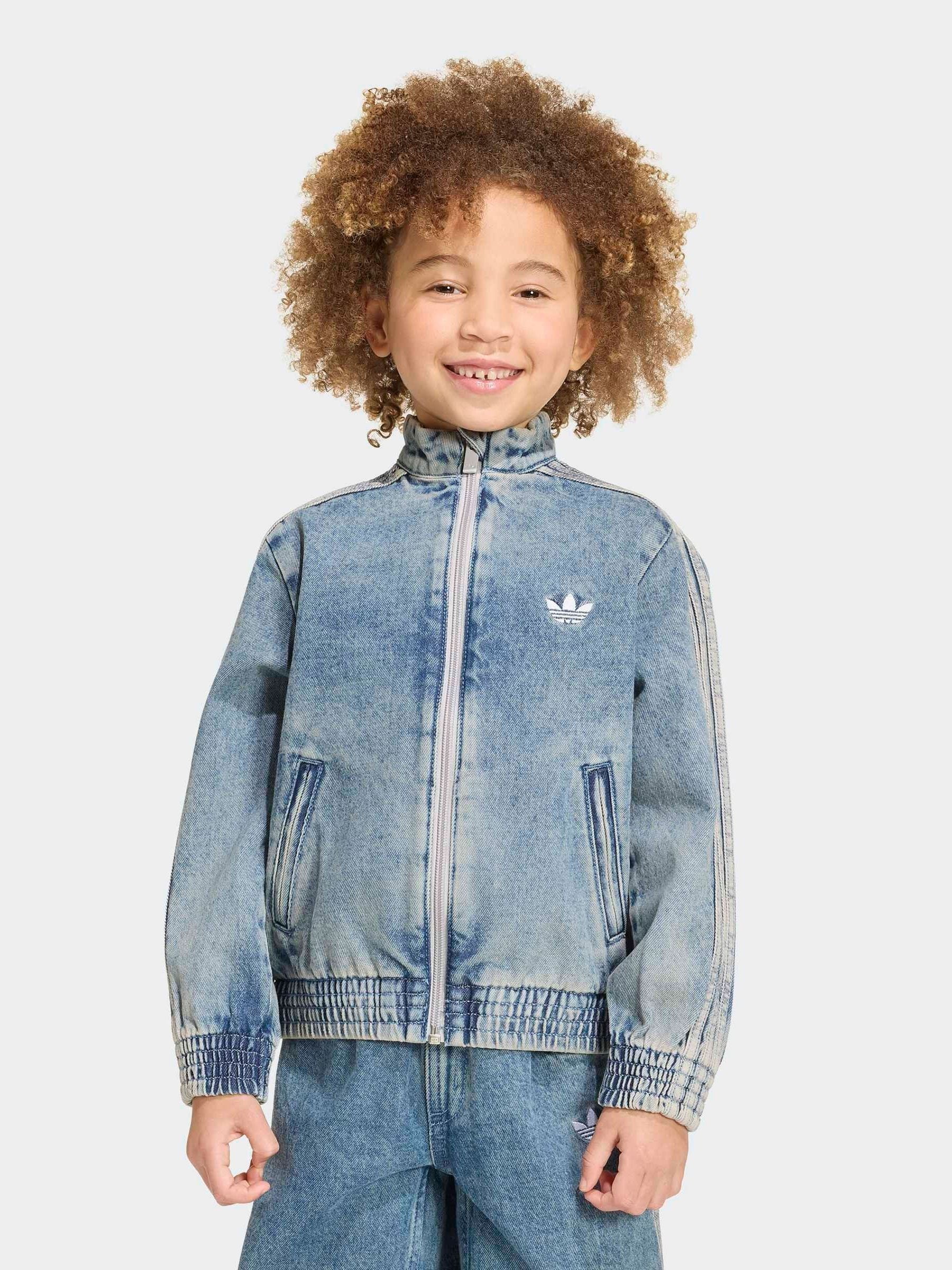  Originals デニムジャケット ファイアーバード Next：日本 adidas Originals Firebird デニムジャケット from Next Japan