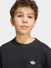 adidas Originals Black Waffle T-Shirt - Image 4 of 7