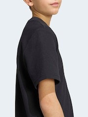 adidas Originals Black Waffle T-Shirt - Image 5 of 7