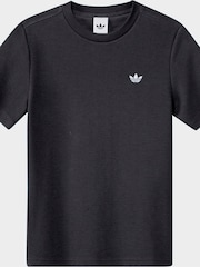 adidas Originals Black Waffle T-Shirt - Image 7 of 7