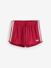 Červená - Kraťasy adidas Originals Sprinter s tenkými pruhy - Obrázek 4 z 7