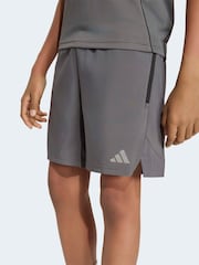 adidas Grey Tech Climacool Shorts - Image 4 of 6