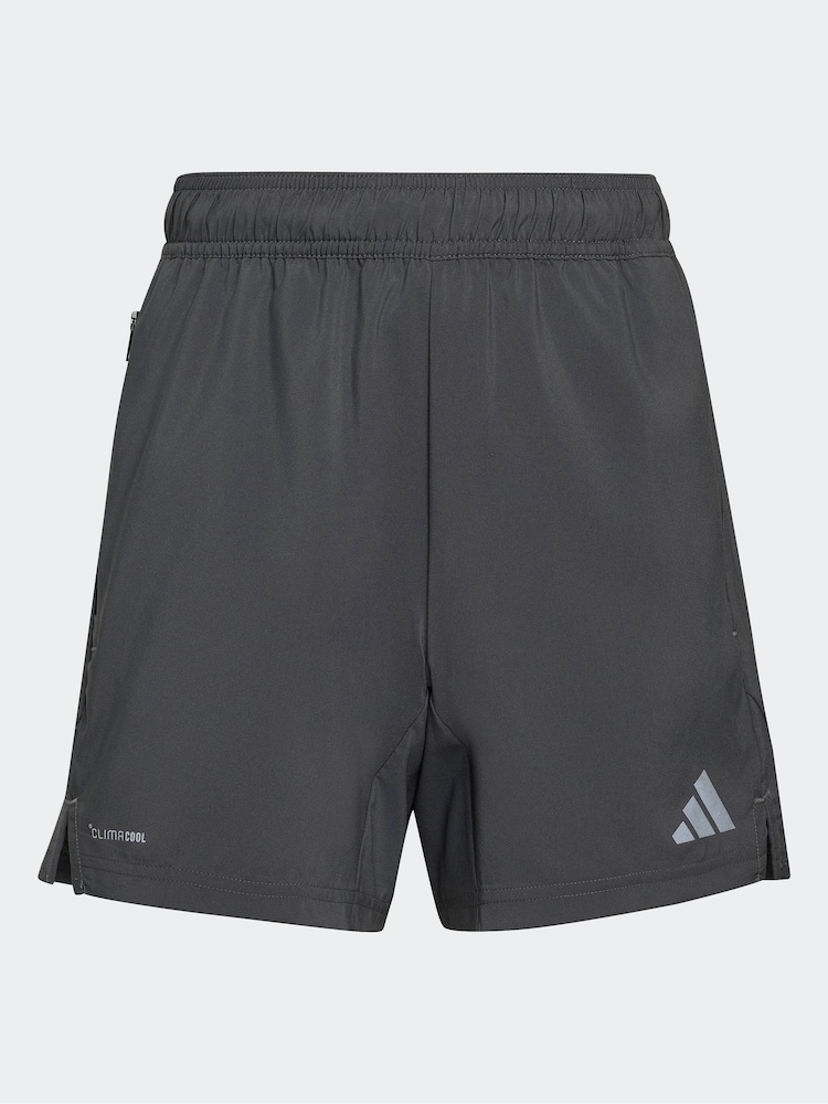 adidas Grey Tech Climacool Shorts - Image 6 of 6