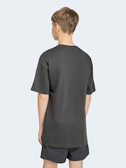 adidas Grey Essentials T-Shirt - Image 2 of 8