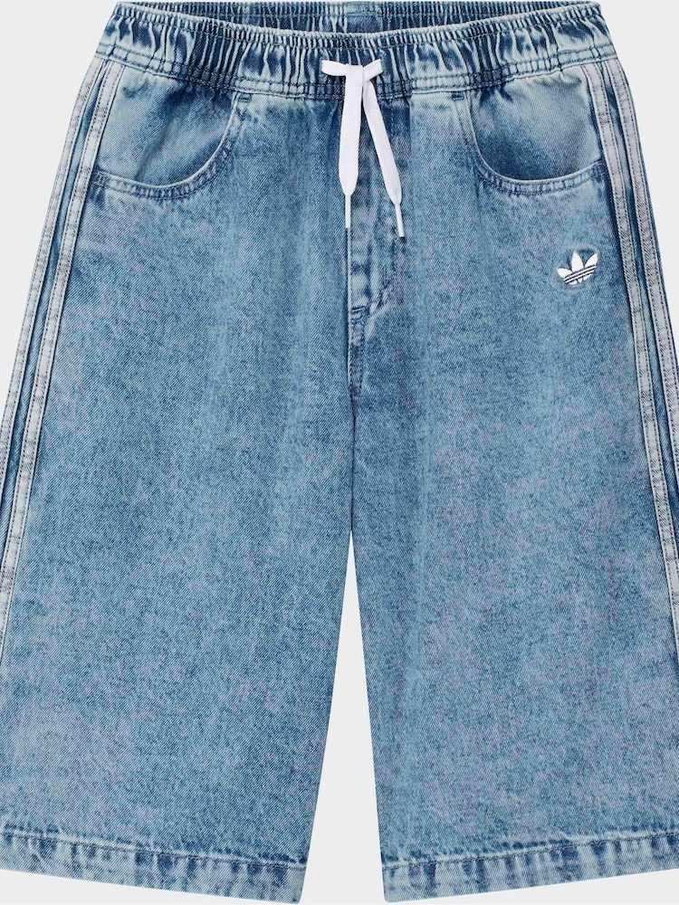 adidas Originals Blue LO Denim Shorts - Image 3 of 3 adidas Originals Blue LO Denim Shorts - Image 3 of 3