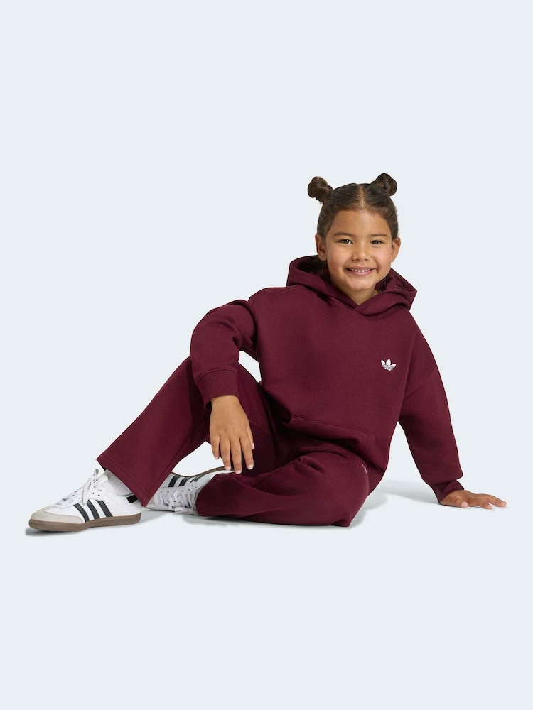 adidas Originals Burgundy Red Hoodie & Joggers Set - Image 1 of 8 adidas Originals Burgundy Red Hoodie & Joggers Set - Image 1 of 8