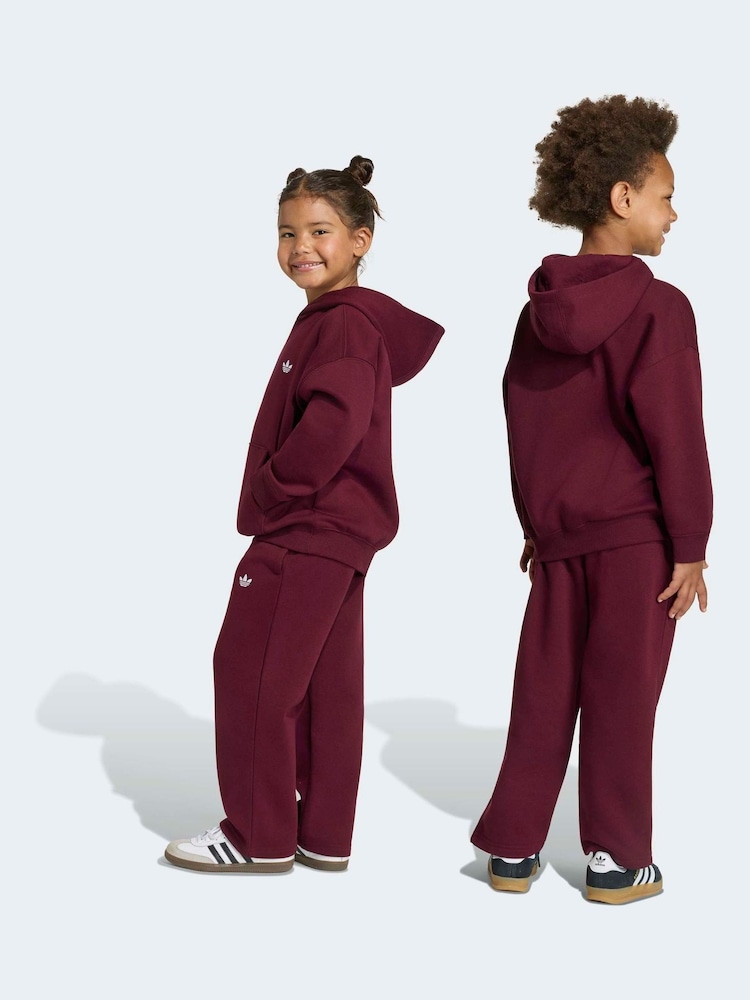 adidas Originals Burgundy Red Hoodie & Joggers Set - Image 2 of 8 adidas Originals Burgundy Red Hoodie & Joggers Set - Image 2 of 8