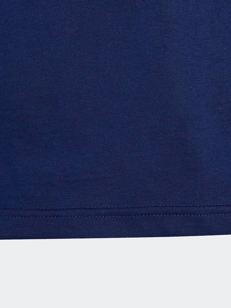 adidas Navy Blue Colourblock T-Shirt - Image 5 of 5 adidas Navy Blue Colourblock T-Shirt - Image 5 of 5