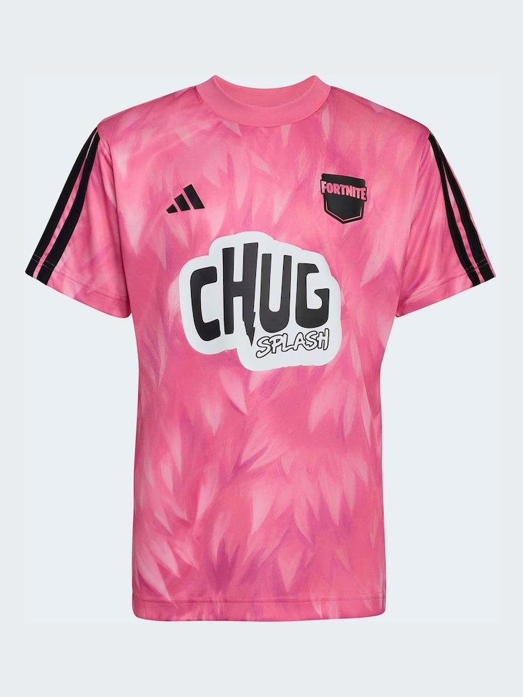 adidas Pink Fortnite T-Shirt - Image 1 of 1 adidas Pink Fortnite T-Shirt - Image 1 of 1