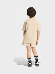 adidas Originals Brown Shorts and T-Shirt Set - Image 2 of 5