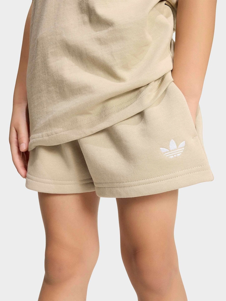 adidas Originals Brown Shorts and T-Shirt Set - Image 5 of 5