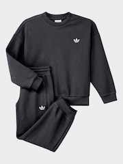 adidas Originals Black Joggers Set - Image 7 of 9