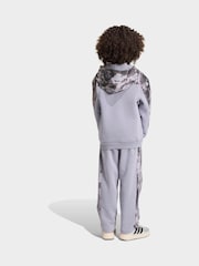 Morado - Conjunto de pantalones de chándal con capucha Seasonal Essentials de adidas - Imagen 2 de 6