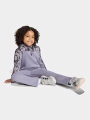 Morado - Conjunto de pantalones de chándal con capucha Seasonal Essentials de adidas - Imagen 3 de 6