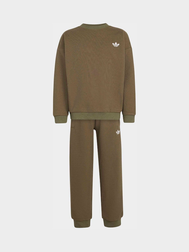 adidas Originals Green Joggers Set - Image 1 of 3