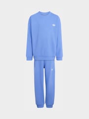 adidas Originals Blue Joggers Set - Image 1 of 4