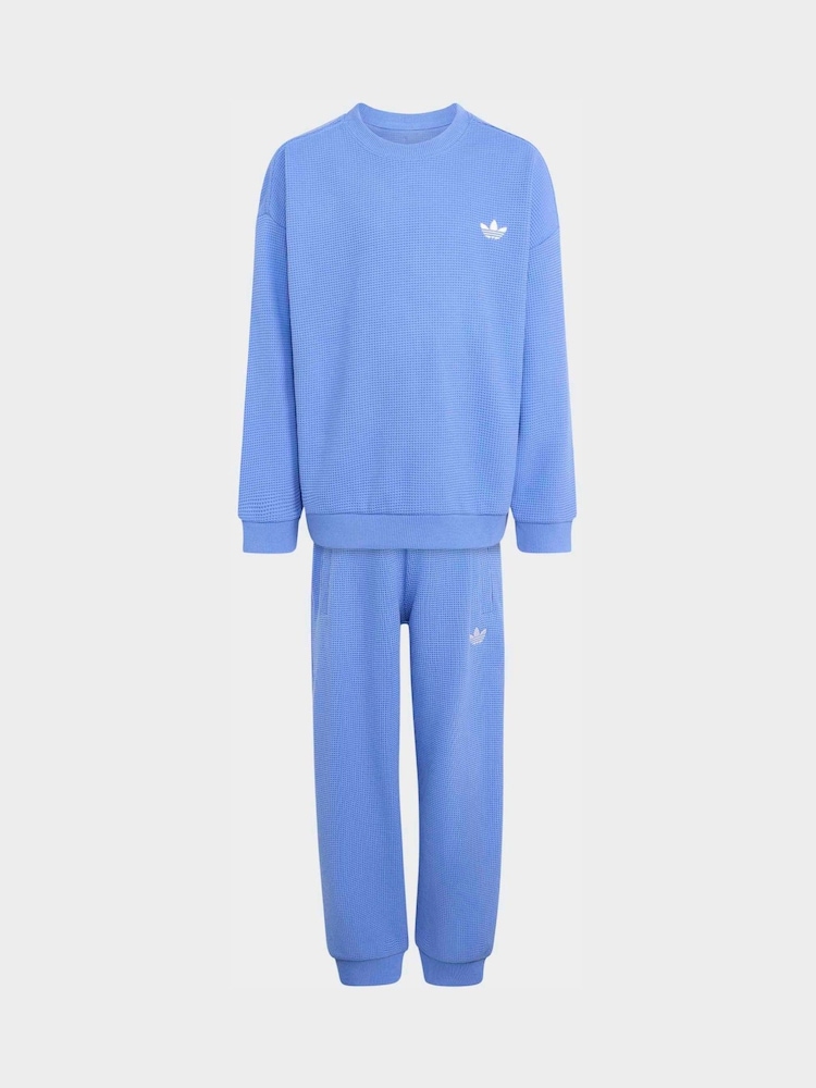 adidas Originals Blue Joggers Set - Image 1 of 4