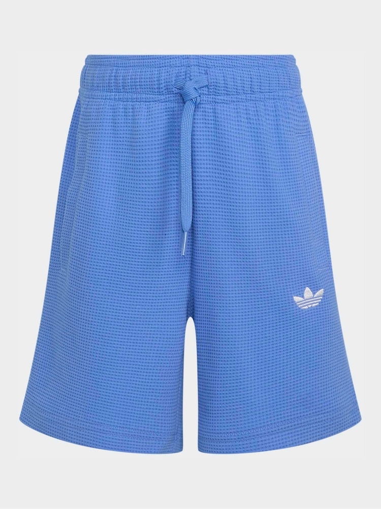 adidas originals Blue Top and Short Set - Image 4 of 4 adidas originals Blue Top and Short Set - Image 4 of 4