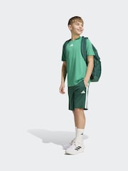 adidas Green Train Essentials 3-Stripes Kids T-Shirt & Shorts Set - Image 3 of 8