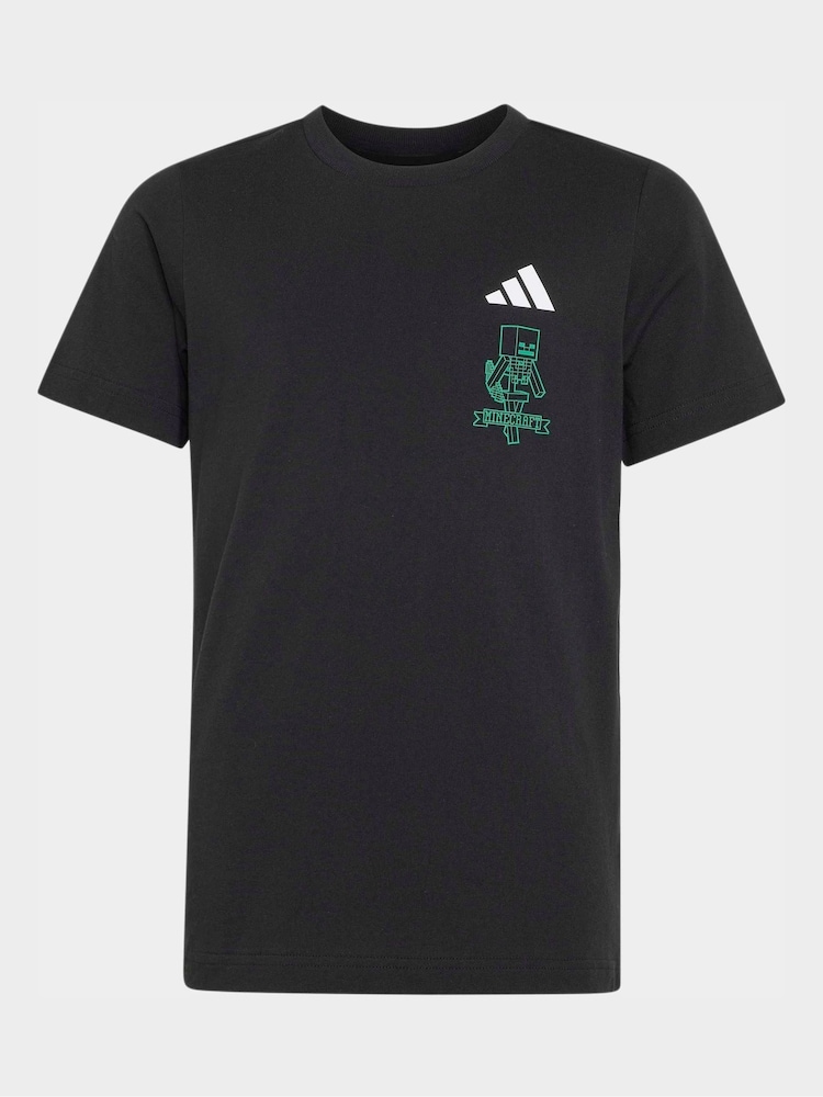 Черный - Футболка adidas Minecraft - Изображение 1 5