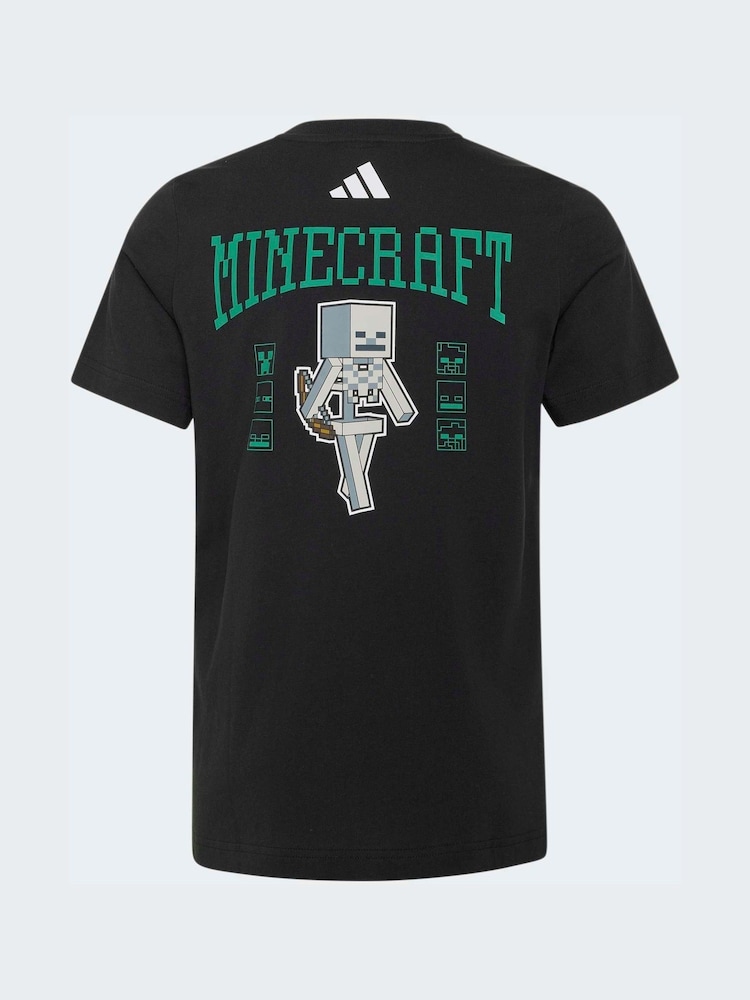 Черный - Футболка adidas Minecraft - Изображение 2 5