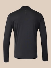 Castore Black 1/4 Zip Long Sleeve Top - Image 2 of 4