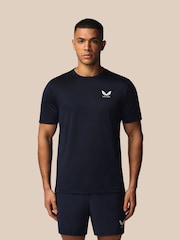 Castore Blue Short Sleeve Adapt T-Shirt - Image 1 of 9
