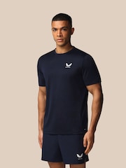 Castore Blue Short Sleeve Adapt T-Shirt - Image 9 of 9